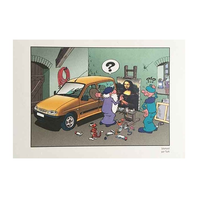 Léonard - TL Citroën Pub - 2001 + ex-libris - 2