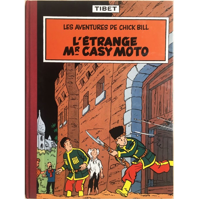Chick Bill - L'étrange Mr Casy Moto - TL 1983 signé Tibet - 1