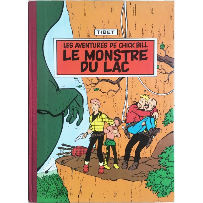 Chick Bill - Le Monstre du lac - TL 1983 signé Tibet - 1