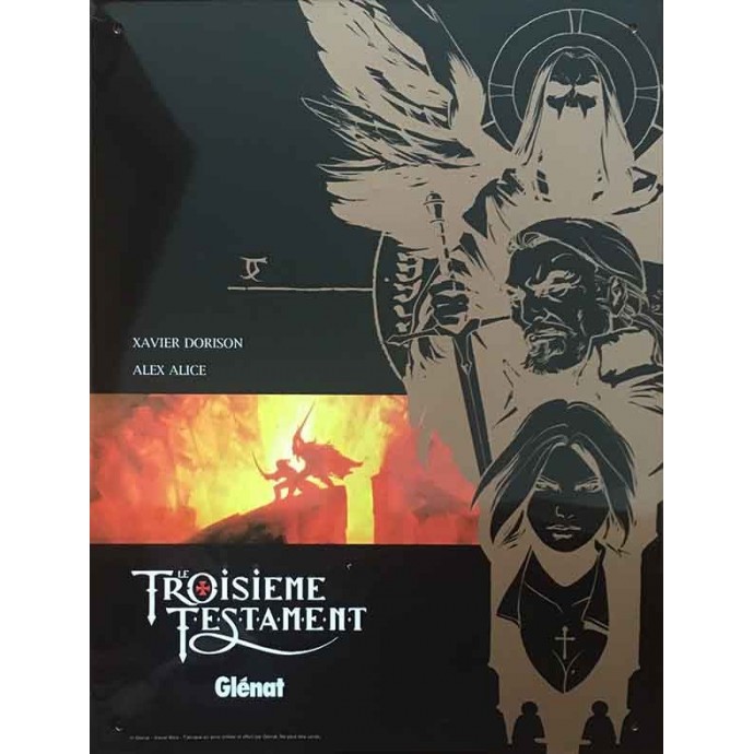 Troisième Testament - Tomes 1 à 4 en EO + plaque émaillée - 2