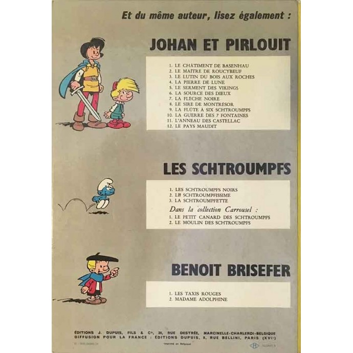Johan et Pirlouit - Le maître de Roucybeuf - Cartonné 1968 - 4