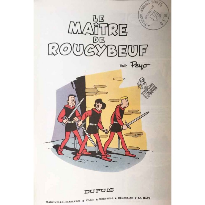 Johan et Pirlouit - Le maître de Roucybeuf - Cartonné 1968 - 3