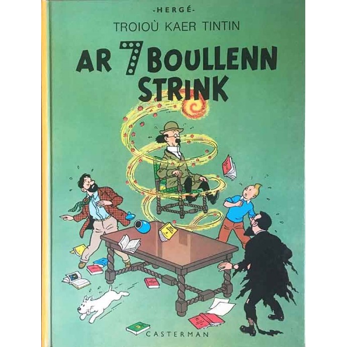 Tintin - Les 7 Boules de Cristal - 1ère édition en Breton 1979 - 1