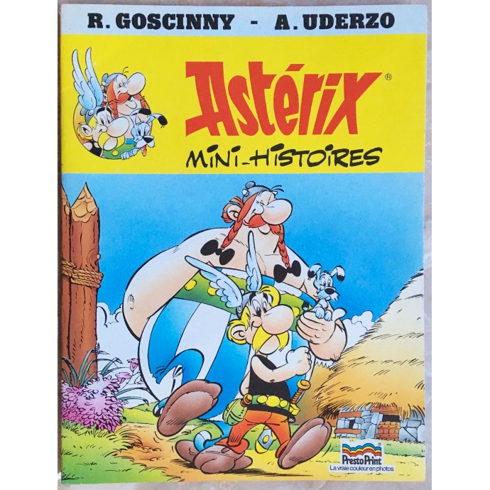 Astérix - Mini-Histoires - Pub Presto Print 1987 - 1
