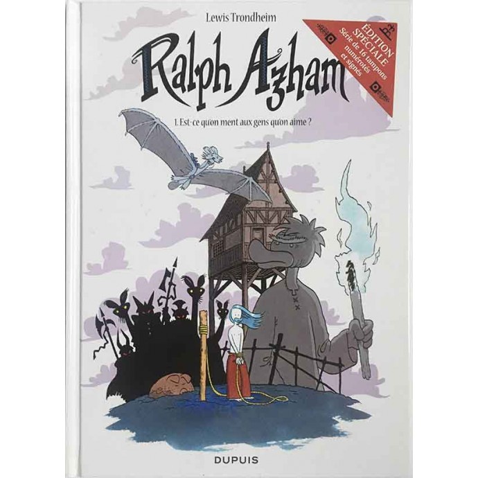 Ralph Azham 1. Est-ce qu'on ment aux gens qu'on aime? - TL 2011 avec tampon - 1