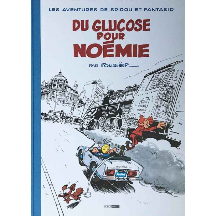 Spirou et Fantasio - Du Glucose pour Noémie - TL 2017 + ex-libris + sérigraphie + calque + album storyboard - BlackandWhite - 1