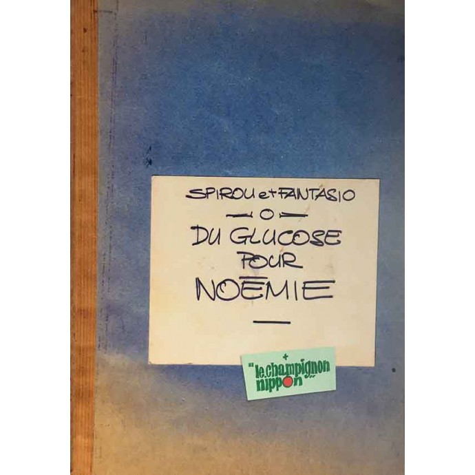Spirou et Fantasio - Du Glucose pour Noémie - TL 2017 + ex-libris + sérigraphie + calque + album storyboard - BlackandWhite - 4