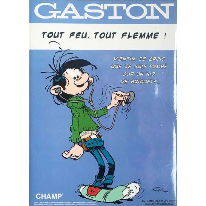 Gaston - Collection de 12 Briquets "Tout feu, tout flemme" - 2002 - 1
