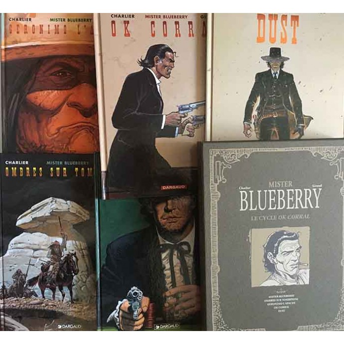 Blueberry (Mister) - Le Cycle OK Corral (Tomes 24 à 28) en EO + Coffret + ex-libris - 1