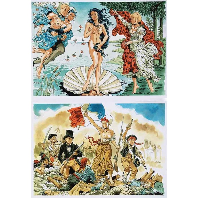 MEYNET Félix - Détours au musée - TL 2019 + ex-libris + timbre - 3