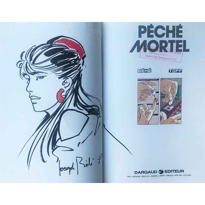 Péché Mortel - EO 1989 + Dédicace Béhé - 2
