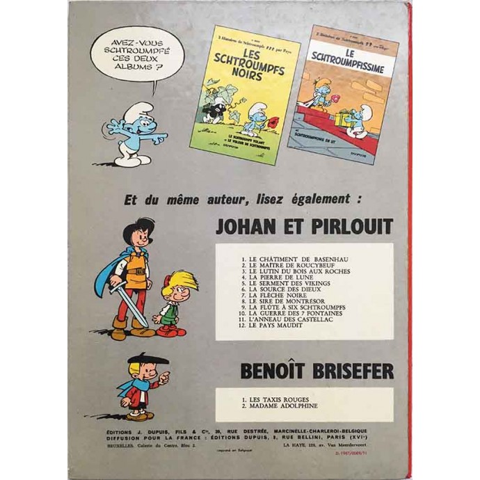 Schtroumpfs - La Schtroumpfette - EO 1967 - 2