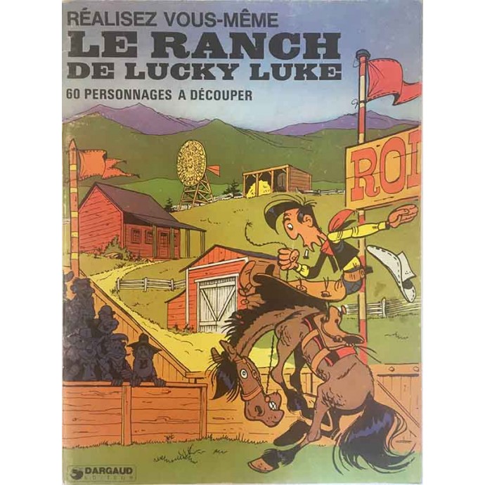 Lucky Luke - Réalisez vous-même le Ranch de Lucky Luke - EO 1976 - 1