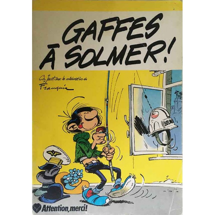 Gaston - Gaffes à Solmer - Pub - 1984 - 1