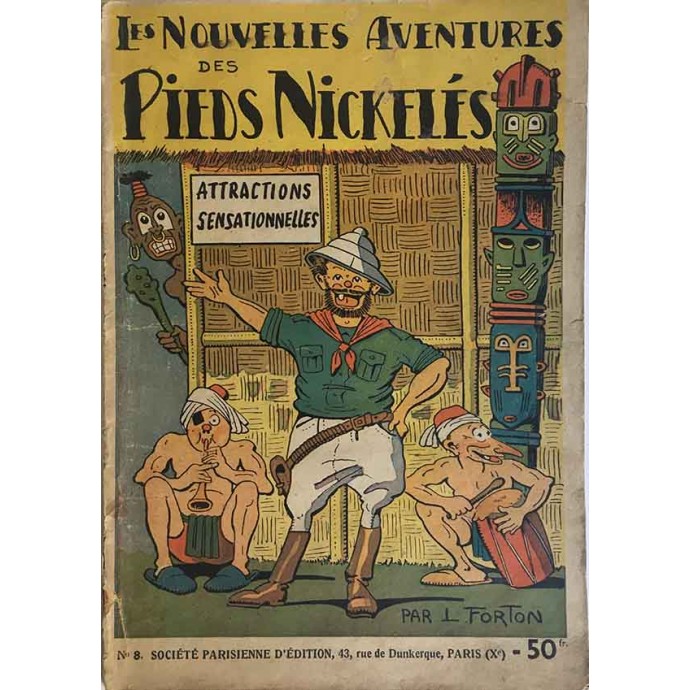 Pieds Nickelés Attractions sensationnelles n°8 - 1947 - 1