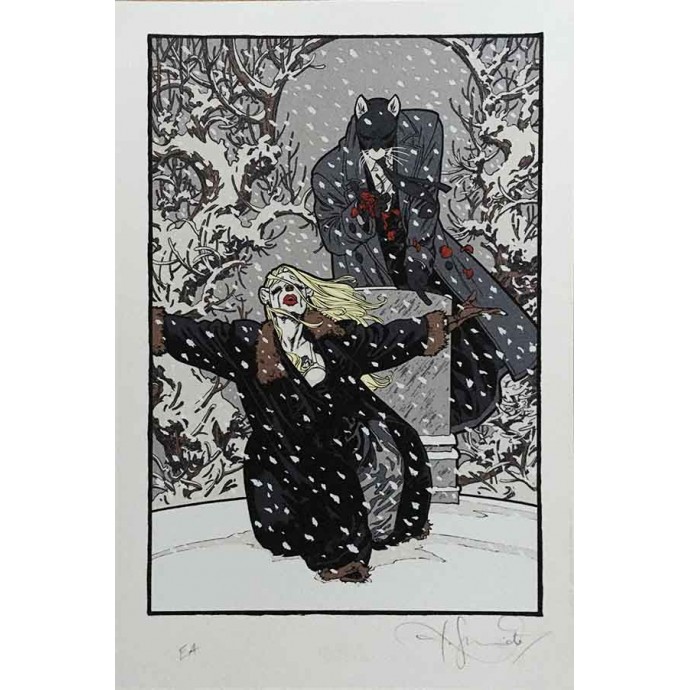 Blacksad - Artic-Nation - EO 2003 + sérigraphie signé - 1