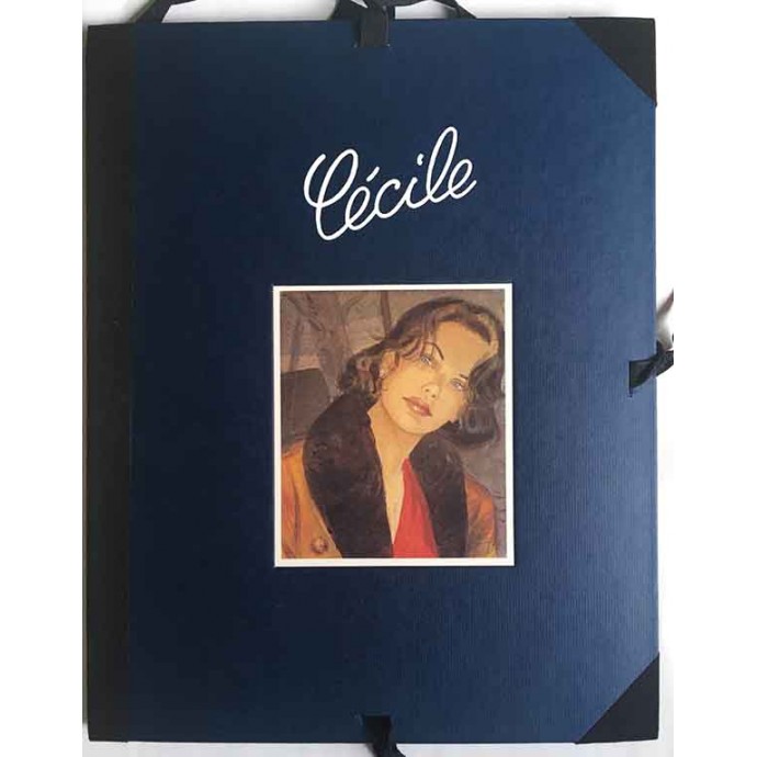 Cécile - Portfolio de Gibrat + ex-libris signé - 1