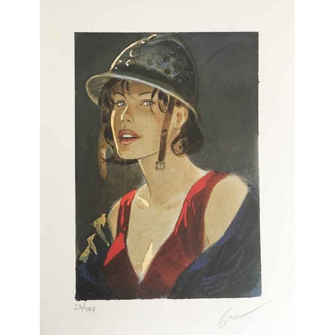 Cécile - Portfolio de Gibrat + ex-libris signé - 2