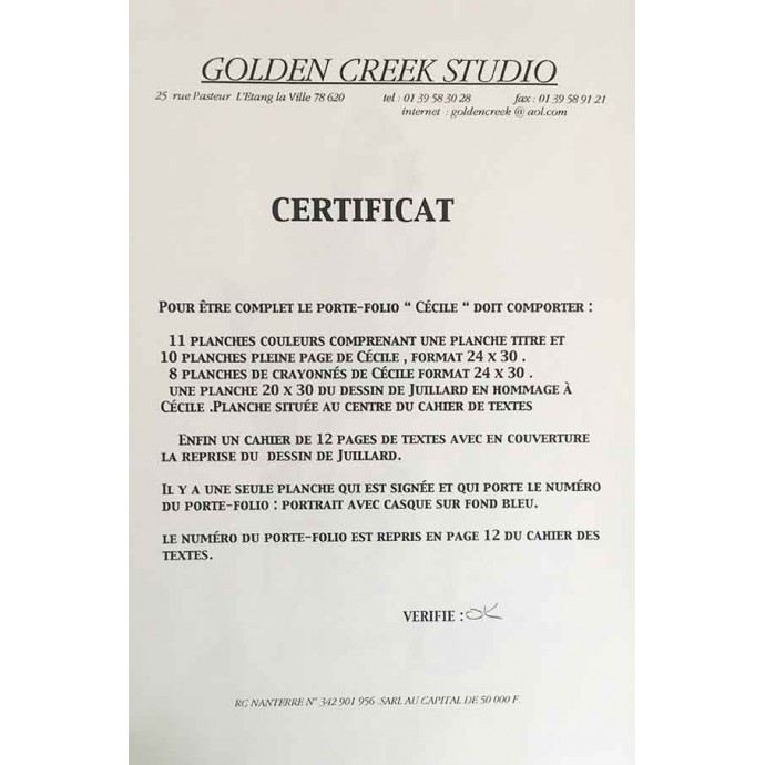 Cécile - Portfolio de Gibrat + ex-libris signé - 5