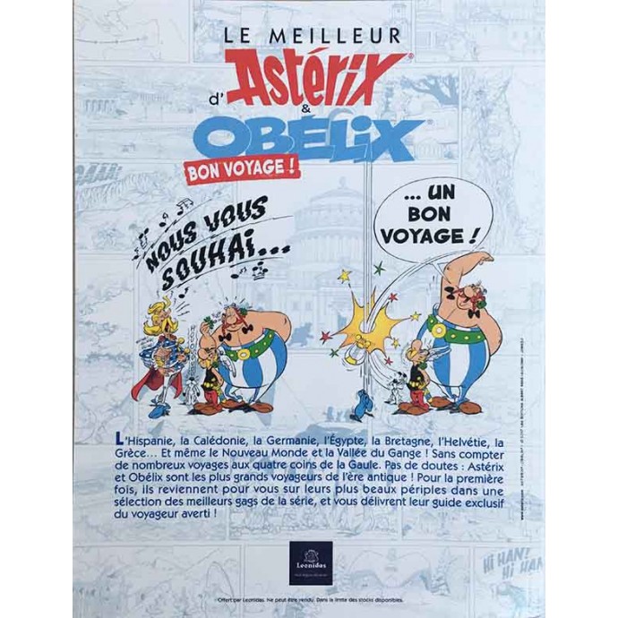 Astérix - Bon voyage - Pub Léonidas 2017 - 2