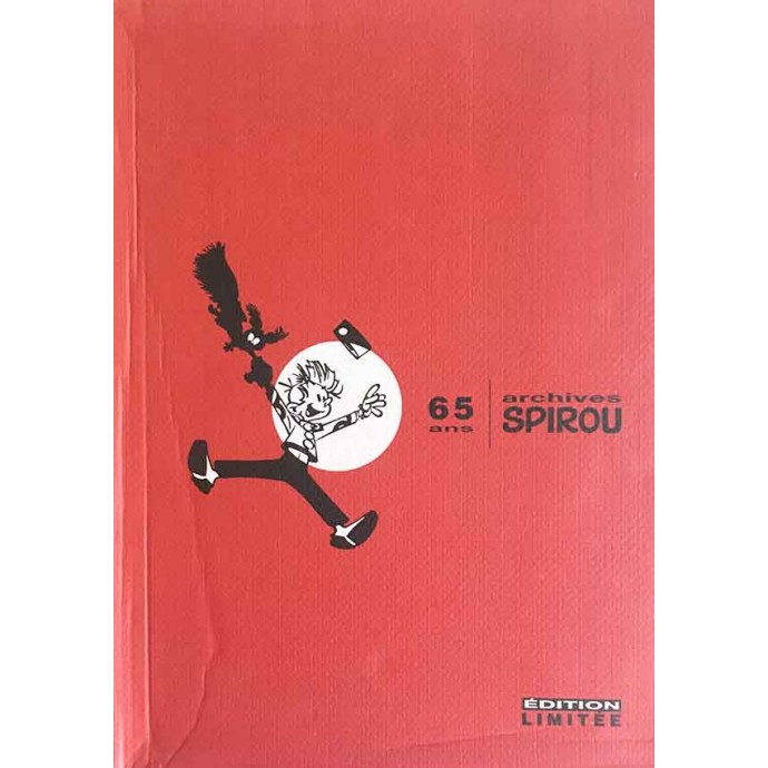 Spirou et Fantasio - Coffret archives 65 ans Spirou - 4 Hors série en EO + FS planche - 1