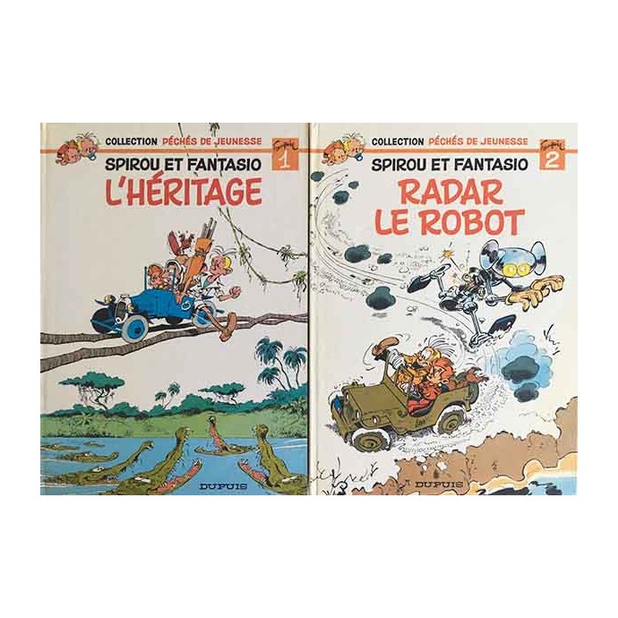 Spirou et Fantasio - Coffret archives 65 ans Spirou - 4 Hors série en EO + FS planche - 2