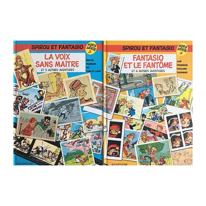 Spirou et Fantasio - Coffret archives 65 ans Spirou - 4 Hors série en EO + FS planche - 3