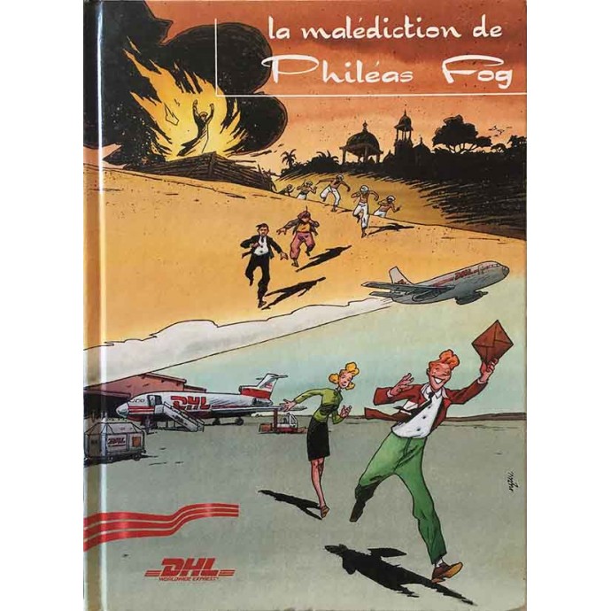 Mazan - La Malédiction de Philéas Fog - Pub  DHL 1996 - 1