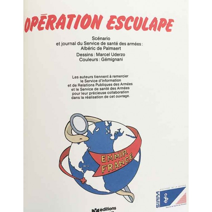 Uderzo - Opération Esculape - Pub  Santé Armées 1988 - 2