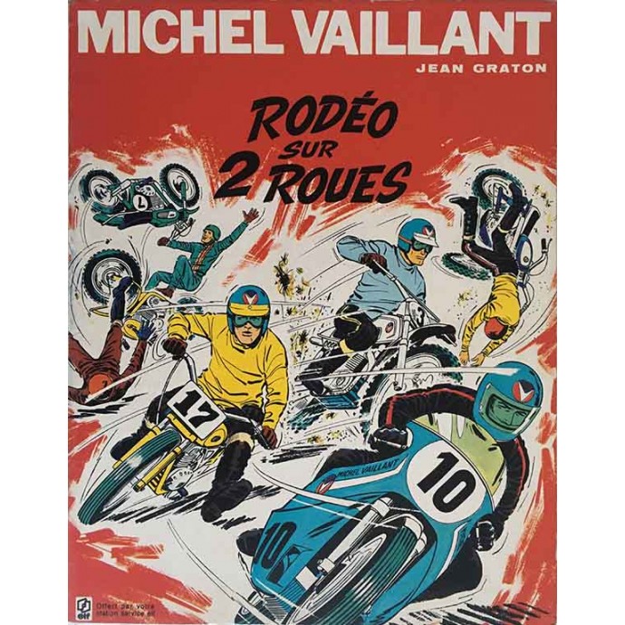 Michel Vaillant- Rodéo sur 2 roues - Pub Elf 1972 - 1