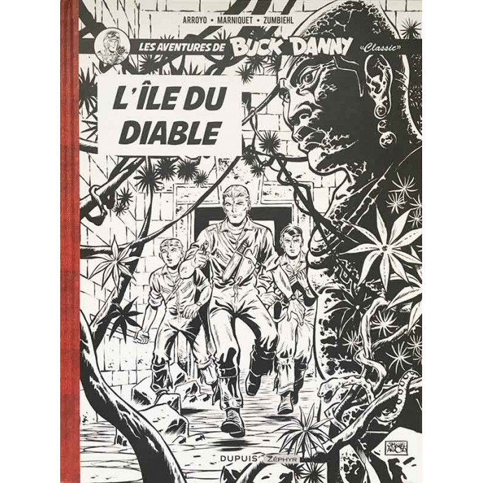 Buck Danny - L'île du Diable - TT N/B 2017 + ex-libris - 1