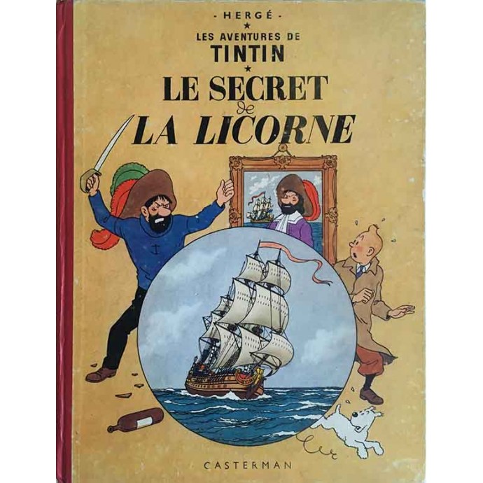 Tintin - Le Secret de la Licorne - B11 1954 - 1