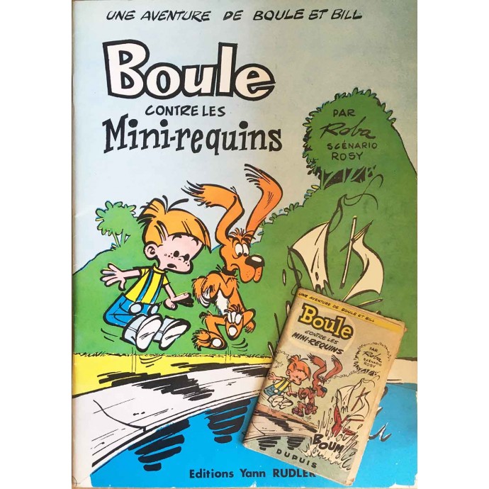 Boule et Bill - Boule contre les Mini-requins - Mini récit EO 1959 + Version N/B 1978 - 1