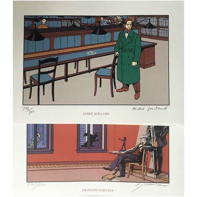 Blake et Mortimer - Portfolio Marque Jaune Archives Internationales - TL 1993 - 3