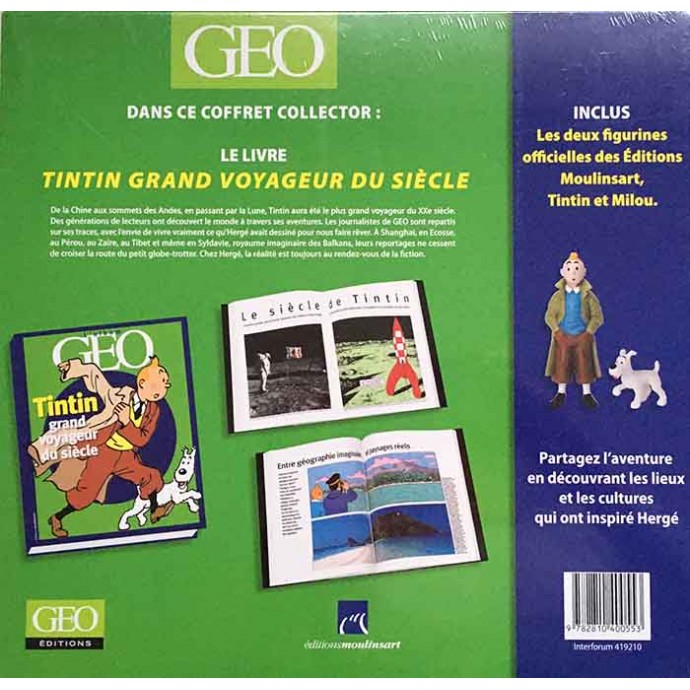 Tintin - Coffret Collector GEO Tintin voyageur avec figurines - 2009 - 2