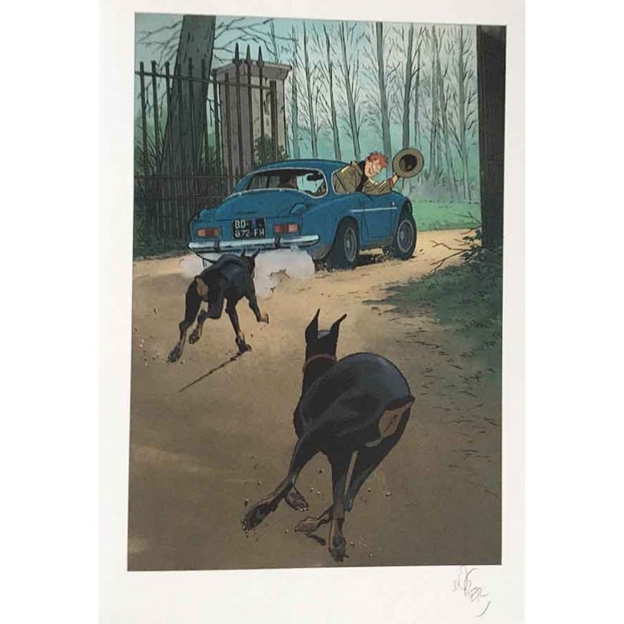 Jérôme K. Jérôme Bloche - Contrefaçons - TT 2019 + ex-libris + jaquette - 2