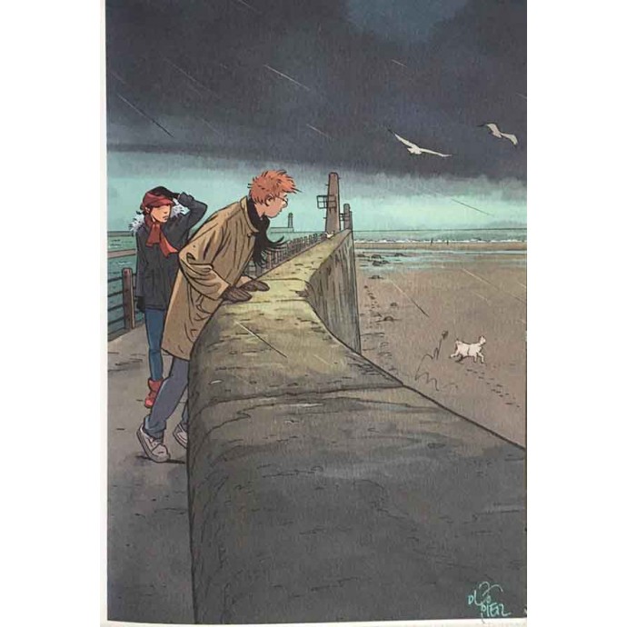Jérôme K. Jérôme Bloche - Le couteau dans l'arbre - TT 2017 + ex-libris + jaquette - 2
