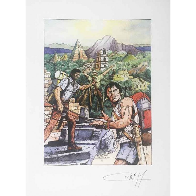 Bob Morane - Sur la piste de Fawcett - TT 2019 + ex-libris - 2