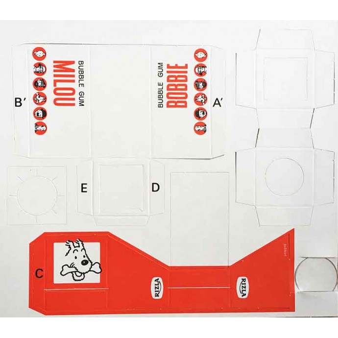 Tintin - Visionneuse Milou Bubble Gum - Pub 1964 - 1