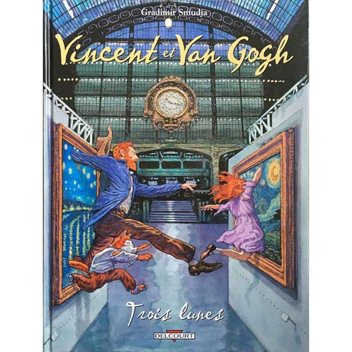 Vincent et Van Gogh - 2. Trois lunes - EO 2010 + Dédicace - 1