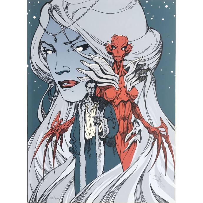 La Licorne - 4. Le jour du Baptême - TT 2012 + sérigraphie - BD Must - 2
