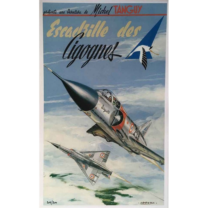 Tanguy et Laverdure - Escadrille des Cigognes - TT N/B 2011 + ex-libris - 2