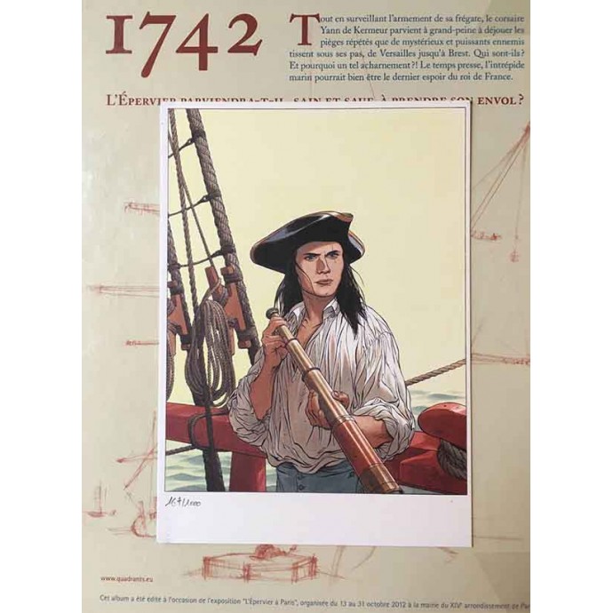 L'Épervier - Corsaire du Roy - TL 2012 + 2 ex-libris - 2