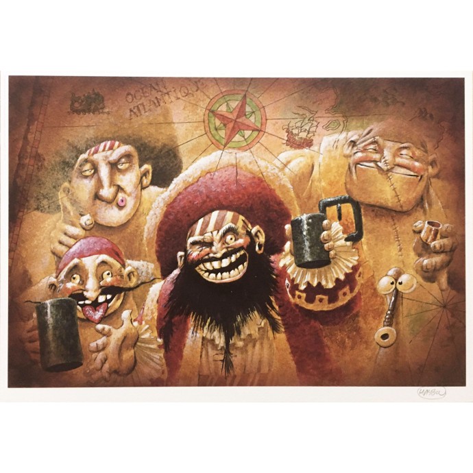 De Cape et de Crocs - De la lune à la terre - TL 2012 + ex-libris - 2
