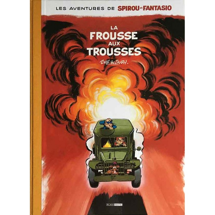 Spirou et Fantasio - La Frousse aux Trousses - TL 2017 + sérigraphie + plaque en métal - BlackandWhite - 1
