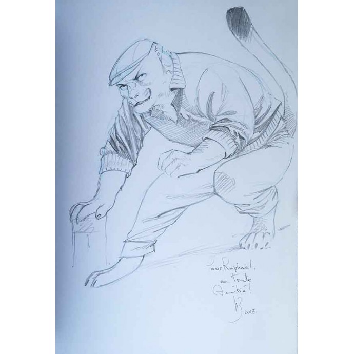 Jack Wolfgang - L'entrée du loup - TT 2017 + ex-libris + Dédicace - 2