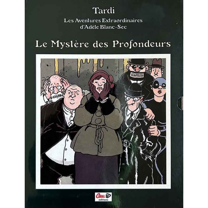 Adèle Blanc Sec - 8. Le Mystère des Profondeurs - Coffret CanalBD - EO 1998 + livret - 1