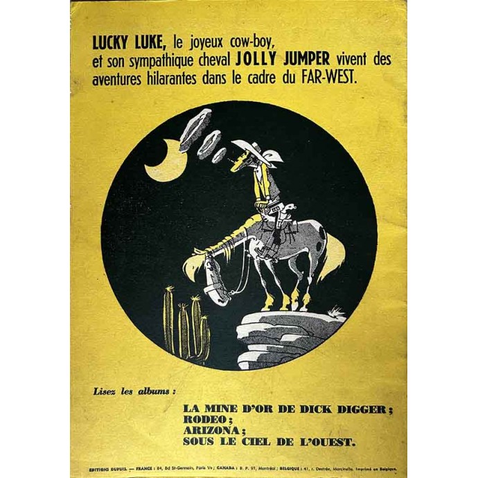 Lucky Luke contre Pat Poker - EO 1953 - 2