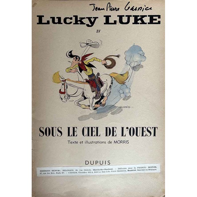 Lucky Luke - Sous le ciel de l'Ouest - EO 1952 - 3