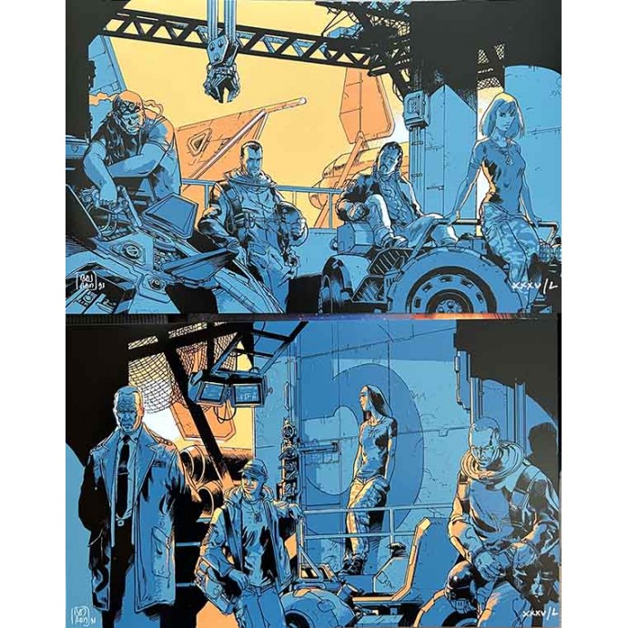 Universal War One - La genése - TL 1999 + sérigraphies + ex-libris - 2